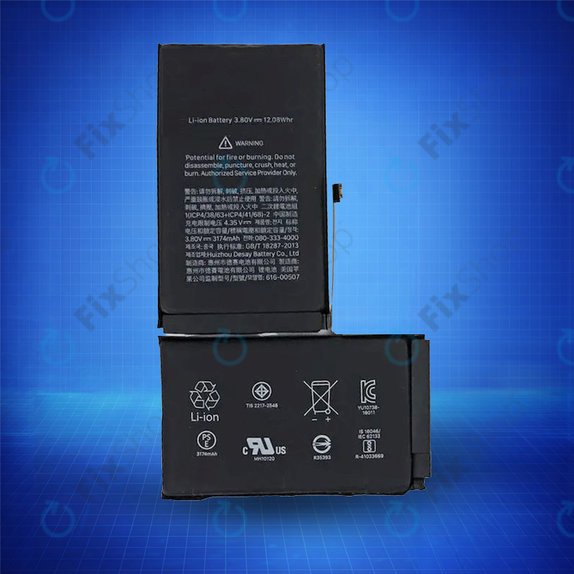 Akku Batterie für iPhone XS Max, 3174mAh, Service Pack