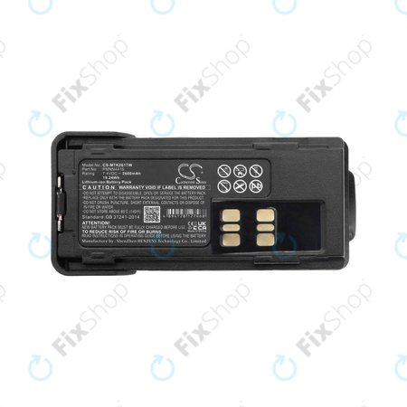 Batterie für Motorola DP2000, Motorola DP2400, 2600mAh, Li-Ion, 7.4V, PMNN4415, HQ