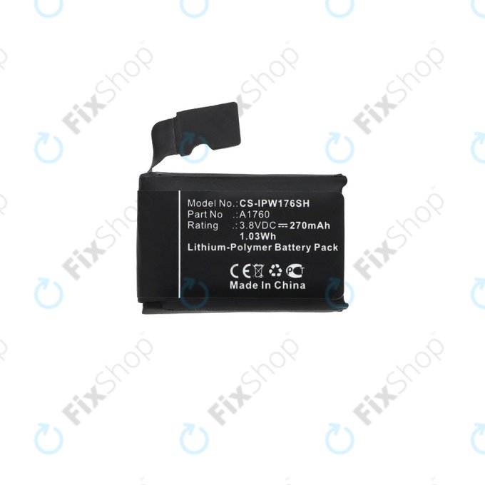 Apple Watch 2 38mm - Akku Batterie A1760 270mAh HQ