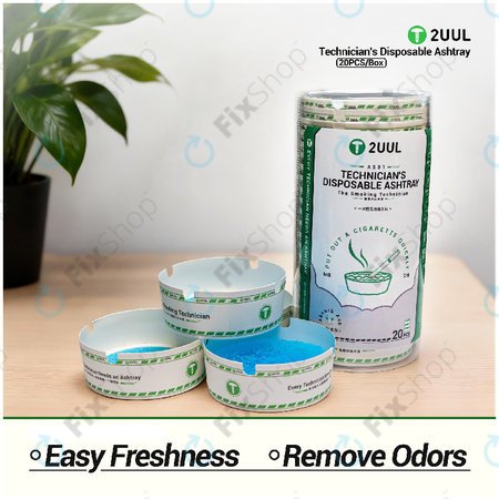 Einweg-Aschenbecher für Techniker, 2UUL AS01, 20 Stk./Box