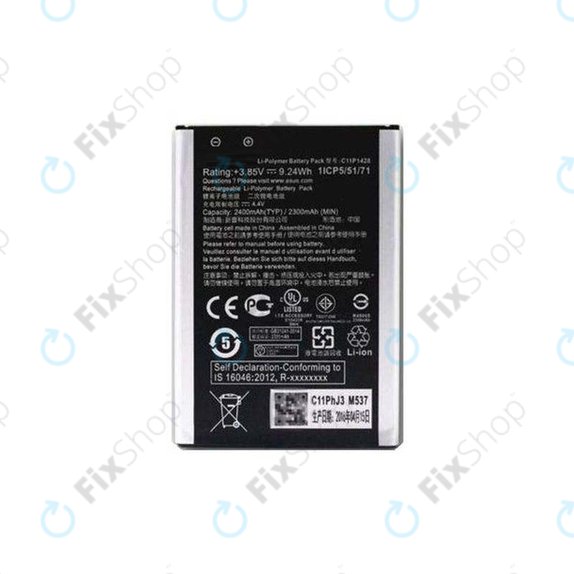 Asus Zenfone 2 Laser ZE500KL - Akku Batterie C11P1428 2400mAh