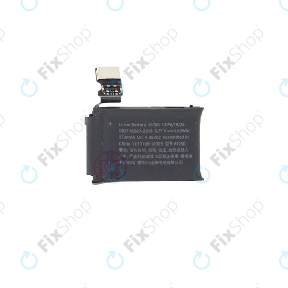 Apple Watch 2 38mm - Akku Batterie A1760 273mAh Refurbished