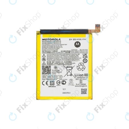Motorola Moto E20 XT2155-3 - Akku Batterie NT40 4000mAh - SB18D15207 Genuine Service Pack