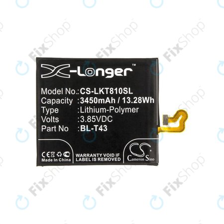 Akku batterie für LG G8S ThinQ, ThinQ Global, 3450mAh, Li-Pol, 3.85V, BL-T43, HQ