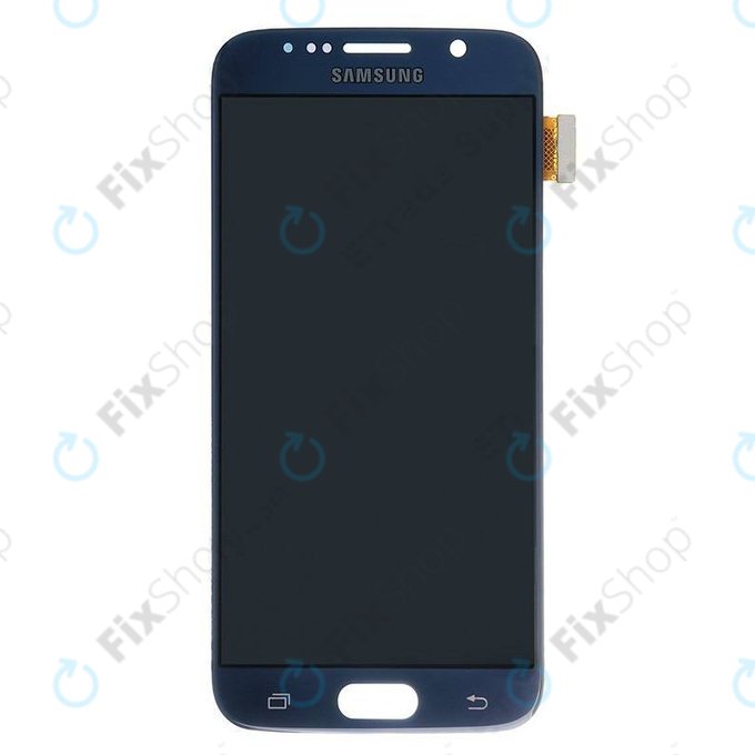 Samsung Galaxy S6 G920F - LCD Display + Touchscreen Front Glas (Black Sapphire) - GH97-17260A Genuine Service Pack
