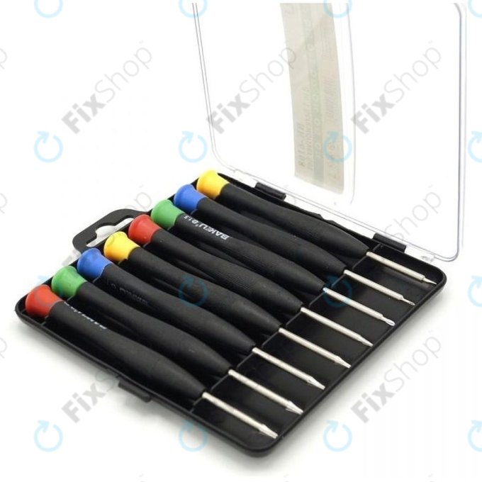 Baku BK-6108 - Schraubendrehersatz für Handys, Tablets und Laptops (8Stk.)