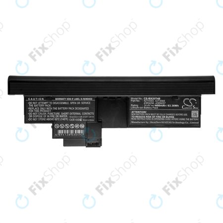 Akku batterie für Lenovo Thinkpad X200, X200s, 4400mAh, Li-Ion, 14.4V, 42T4564, HQ