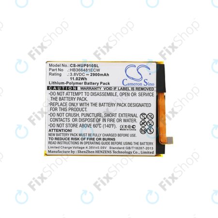 Huawei P9, P9 Lite, P10 Lite, P20 Lite, P Smart, Y6 (2018), Y6 Prime (2018), Y7 (2018), Y7 Prime (2018), Honor 7A, 8, 9 Lite - Akku Batterie HB366481ECW 2900mAh HQ