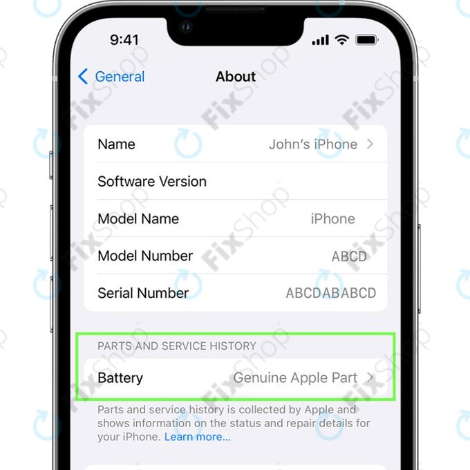 Akku für iPhone 14 | 661-30373 | 3279mAh | Genuine Apple