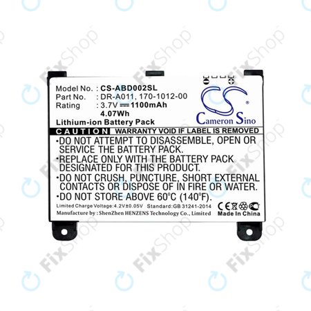 Akku batterie für Amazon Kindle 2, 1100mAh, Li-Ion, 3.7V, DR-A011, HQ