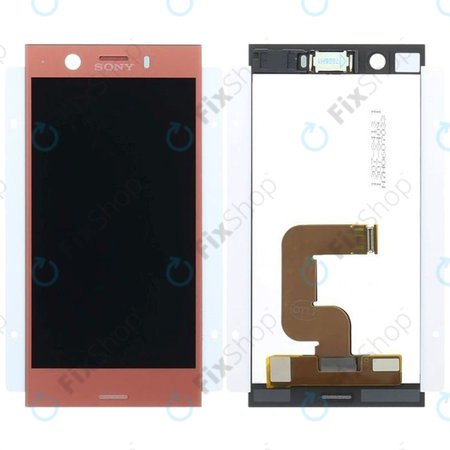 Sony Xperia XZ1 Compact G8441 - LCD Display + Touchscreen Front Glas (Twilight Pink) - 1310-2241 Genuine Service Pack