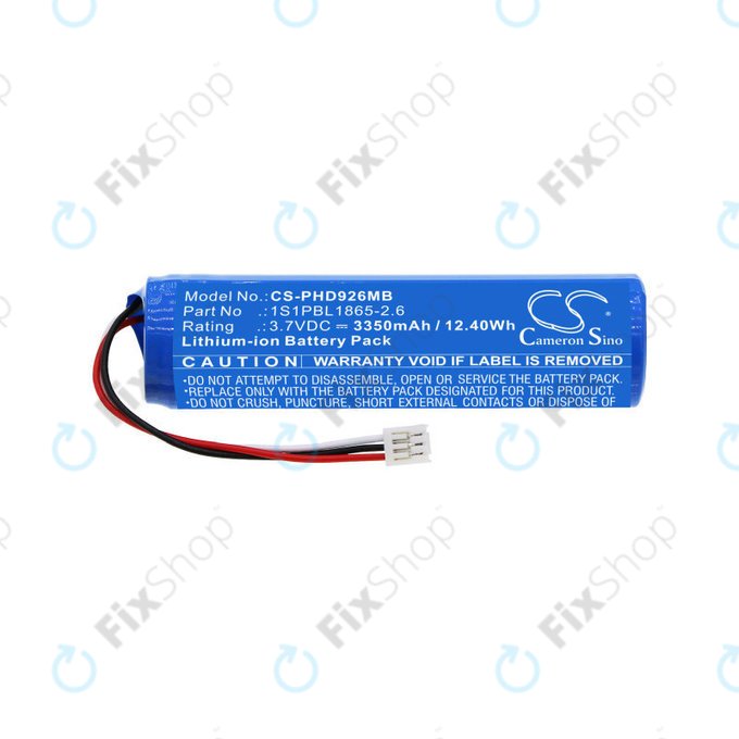 Batterie für Philips Avent SCD923P, SCD923/26, Avent SCD923, 3350mAh, Li-ion, 3.7V, 1S1PBL1865-2.6, HQ