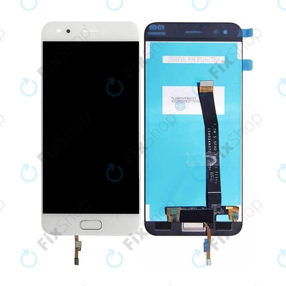 Asus Zenfone 4 ZE554KL - LCD Display + Touchscreen Front Glas (White) TFT