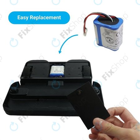 iRobot Braava 2000, 300, 380, 380T, 381, 390, Mint 5200, Mint Plus 5200, Proscenic JOJO Professional - Akku Batterie GPRHC202N026, 4409709, W206001001399 Ni-MH 7.2V 2500mAh