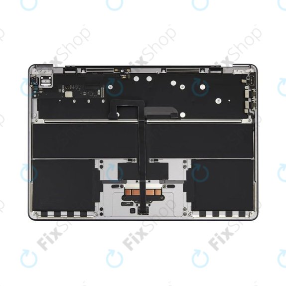 Oberer Tastaturrahmen für MacBook Air 13", A3113 (2024), mit US-Tastatur und Akku, Space Gray, 661-40227, Genuine Apple