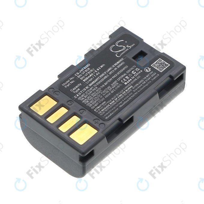 Akku batterie für JVC Gr-D850ek, 800mAh, Li-Ion, 7.4V, BN-VF808, HQ