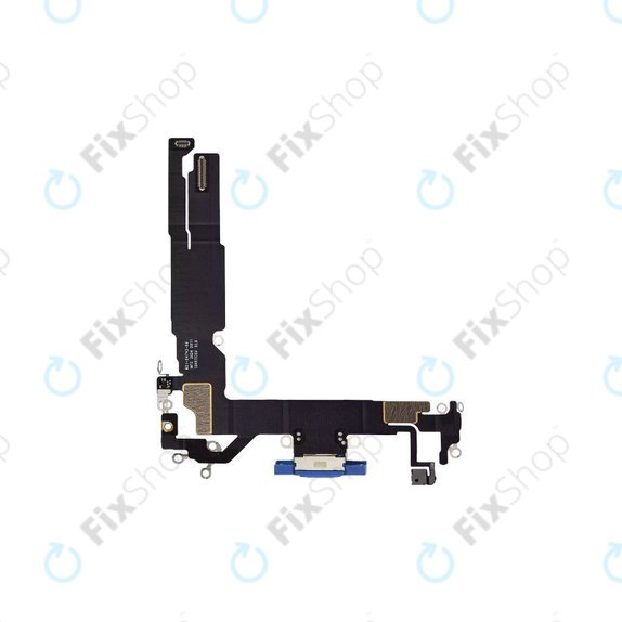 Apple iPhone 16 - Ladestecker Ladebuchse + Flex Kabel (Ultramarine)