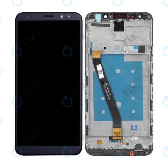 Huawei Mate 10 Lite - LCD Display + Touchscreen Front Glas + Rahmen (Black) TFT