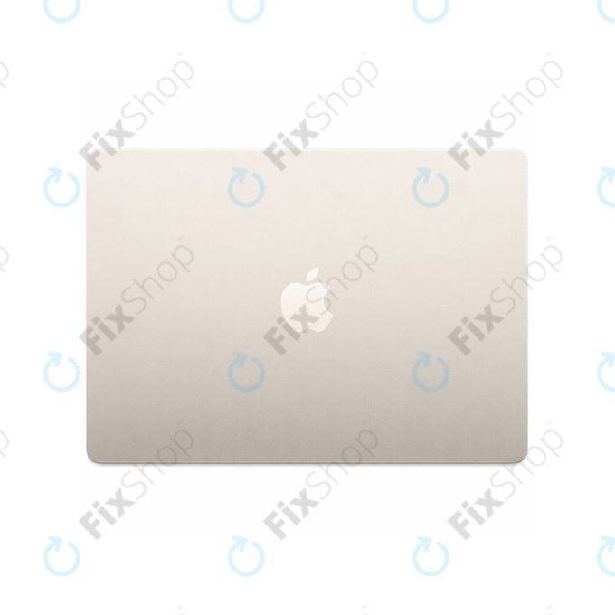 LCD-Display für MacBook Air 13", A3240 (2025), mit Frontglas und Deckel, Starlight, 661-50104, Genuine Apple