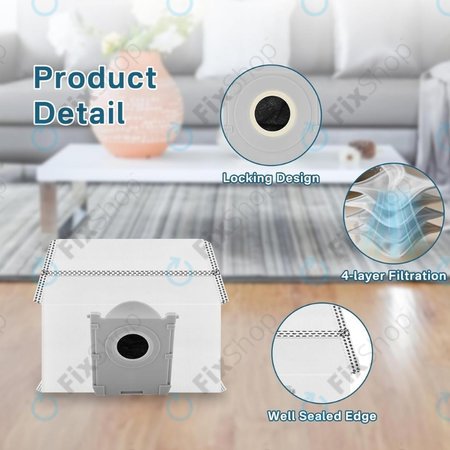 Ecovacs Deebot T30c, T50-series, T80-series, X8-series, X9 Pro-series - Abfallbeutel