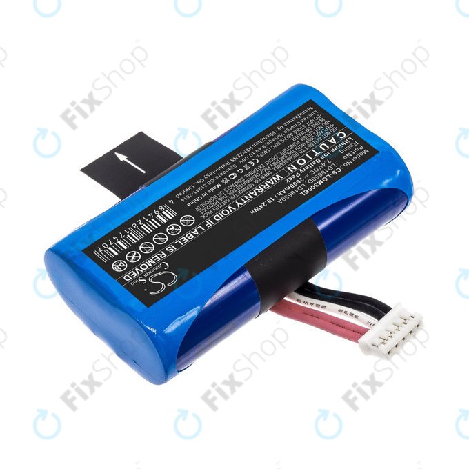 Batterie für Ingenico Apos A8, 2600mAh, Li-Ion, 7.4V, LD18650D, HQ