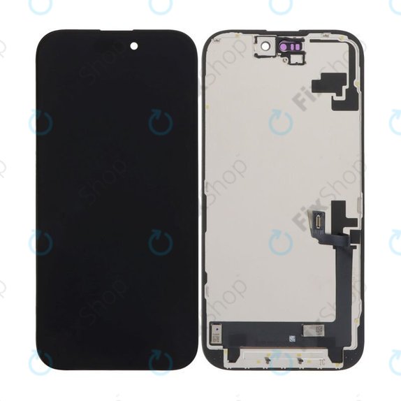 Display In-Cell HD+ für iPhone 16, Touchscreen-Glas mit Rahmen