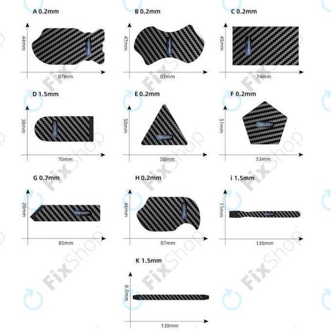 iFixes - Ultradünnes Öffnungswerkzeug aus Carbon C