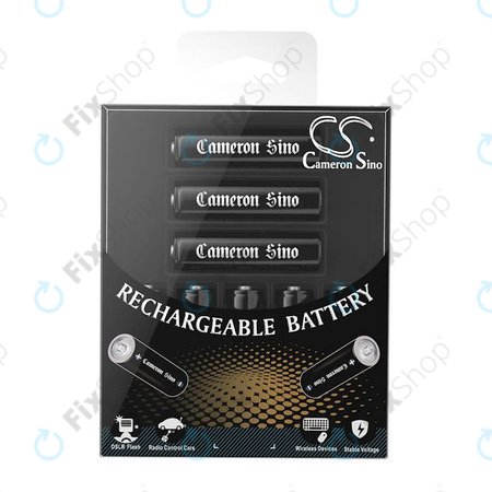 Wiederaufladbare Batterie, CameronSino AA, 8Stk., 2200mAh, Ni-MH, 1.2V, –, HQ