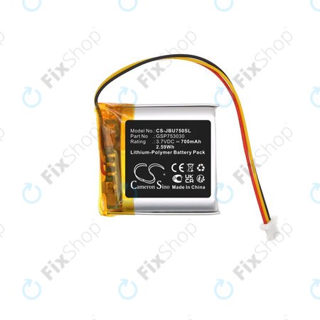 Batterie für Sennheiser GSP 350, 500, 670, 350mAh, Li-Pol, 3.7V, AHB552826TPC-2, HQ