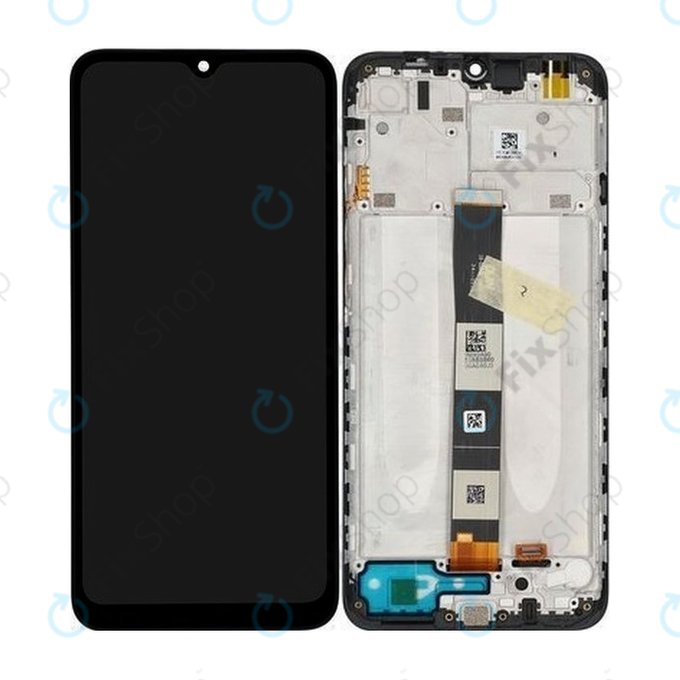 Xiaomi Redmi 9AT - LCD Display + Touchscreen Front Glas + Rahmen (Carbon Gray) - 560001C3LV00 Genuine Service Pack