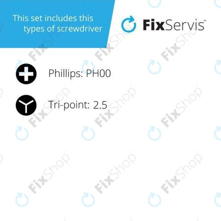 Einfache Schraubendreher - Phillips + Tri-Point (MacBook)