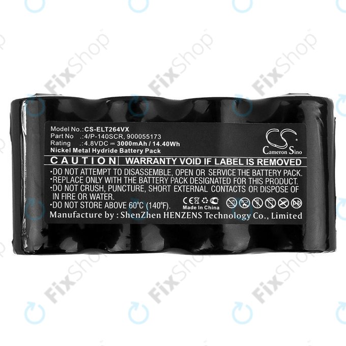 Electrolux Spirit Wet and Dry, ZB264x - Akku Batterie 4/P-140SCR, 900055173 Ni-MH 4.8V 3000mAh HQ