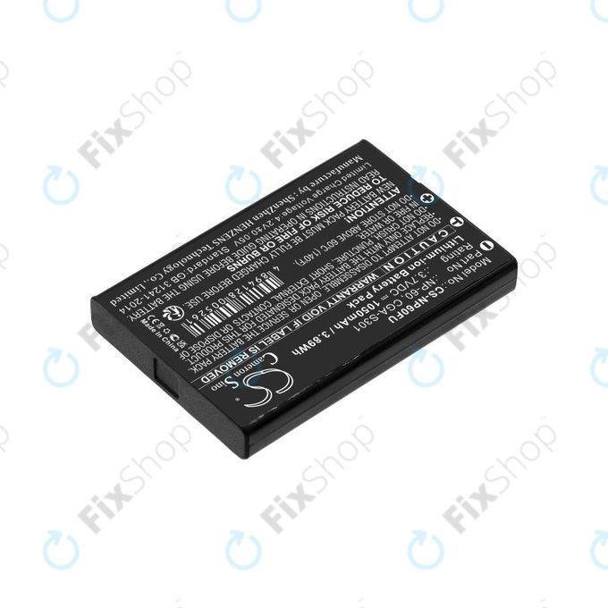 Akku batterie für Agfa, HP Photosmart, Toshiba Camileo, 1050mAh, Li-Ion, 3.7V, NP-60, COMA-BP1, HQ