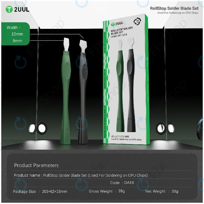 IC-Reinigungsklingen-Set zur Kleberentfernung, 2UUL DA19