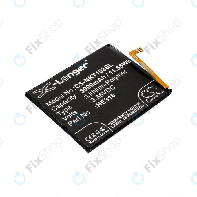 Nokia 6 - Akku Batterie HE316 3000mAh HQ
