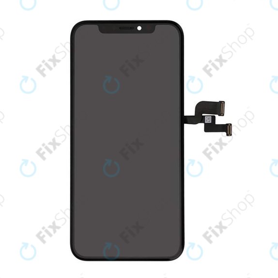 Display für iPhone XS, Touchscreen-Glas mit Rahmen, Refurbished