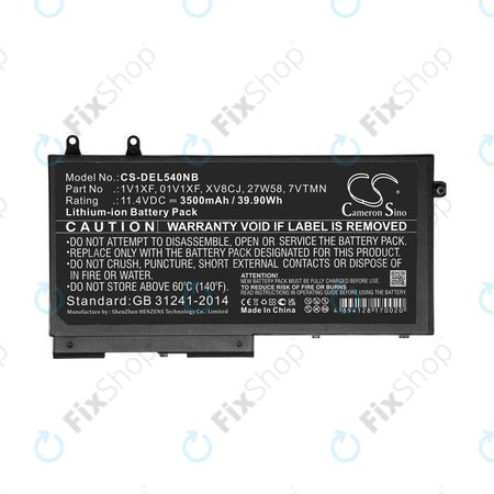 Akku batterie für Dell Latitude 5400, Inspiron 7591 2-in-1, 3500mAh, Li-Ion, 11.4V, XV8CJ, HQ