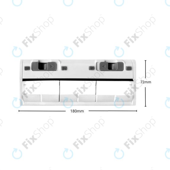 Ecovacs Deebot N-series, T-series, X1-series, Ozmo-series - Hauptbürstenabdeckung (Weiß)
