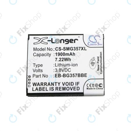 Samsung Galaxy Ace 4 G357FZ - Akku Batterie EB-BG357BBE 1900mAh HQ