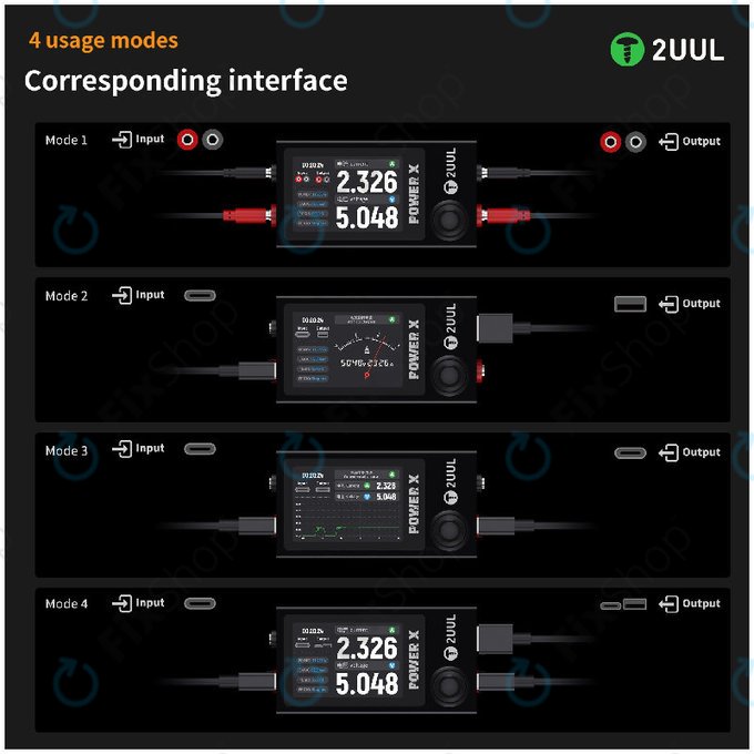 USB-Multimeter (Spannungs- und Strommesser), 2UUL PW11