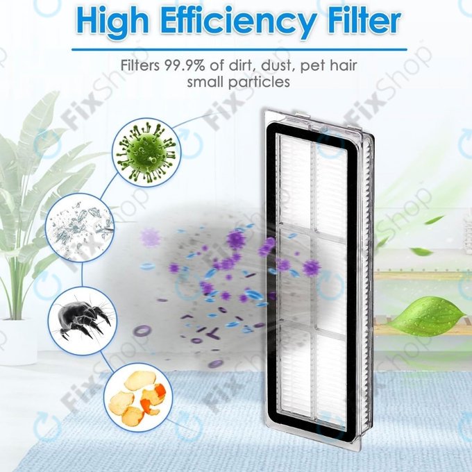 HEPA-Filter, 2 Stk. für Xiaomi Dreame L10s Pro Gen2, D10s Plus Gen2, L10s Ultra