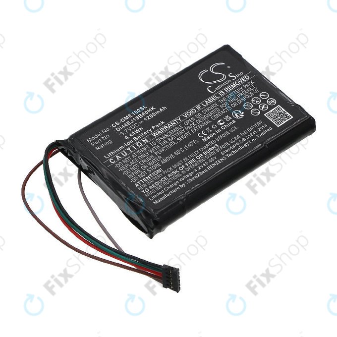Batterie für Garmin Edge 1000, Explore, 1200mAh, Li-ion, 3.7V, DI44EJ18B60HK, HQ
