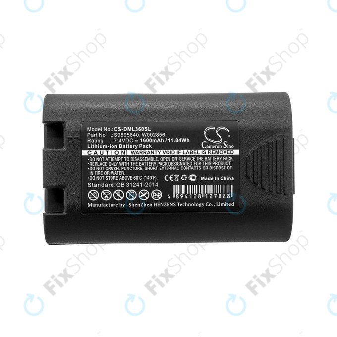 Batterie für Dymo Labelmanager, Rhino, 1600mAh, Li-Ion, 7.4V, S0895840, HQ