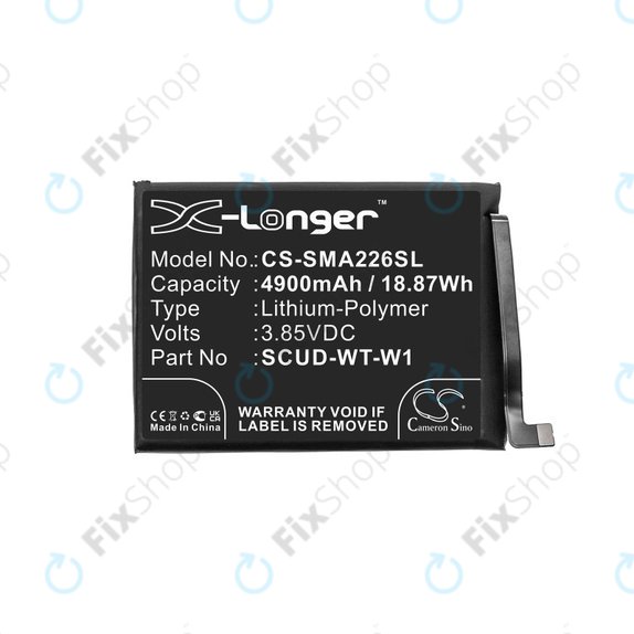 Akku Batterie für Samsung A22 5G A226B, 4900mAh, Li-Pol, 3.85 V, SCUD-WT-W1, HQ