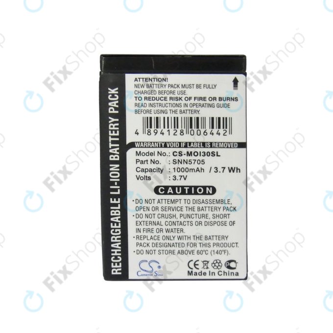 Akku batterie für Motorola i930, i920, i95, 1000mAh, Li-Ion, 3.7V, SNN5705, HQ