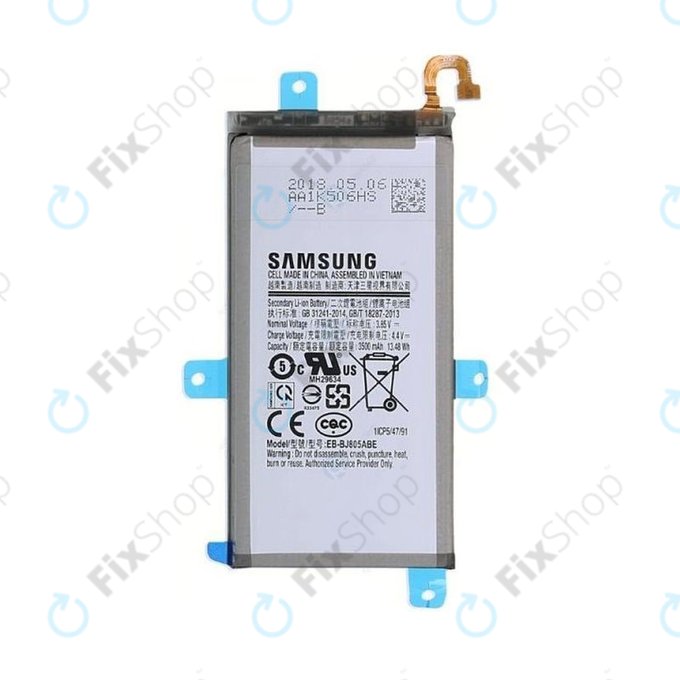 Samsung Galaxy A6 Plus A605 (2018) - Akku Batterie EB-BJ805ABE 3500mAh - GH82-16480A Genuine Service Pack