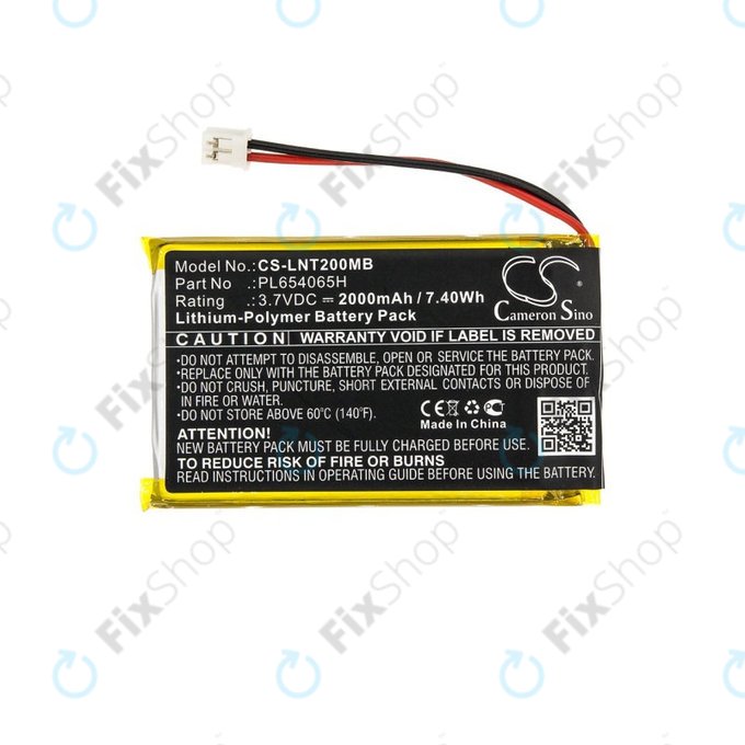 Batterie für Luvion Prestige Touch 2, 2000mAh, Li-Pol, 3.7V, PL654065H, HQ
