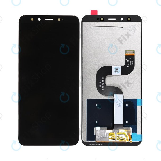 Xiaomi Mi A2 (Mi 6X) - LCD Display + Touchscreen Front Glas (Black) TFT