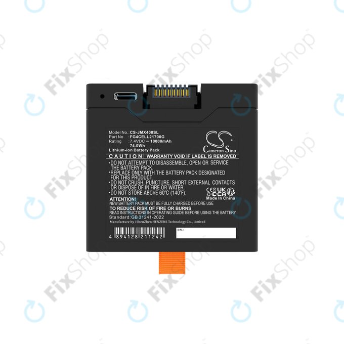 Batterie für JBL Partybox Club 320, Partybox Stage 320, Xtreme 4, 10000mAh, Li-Ion, 7.4V, FG4CELL21700G, HQ