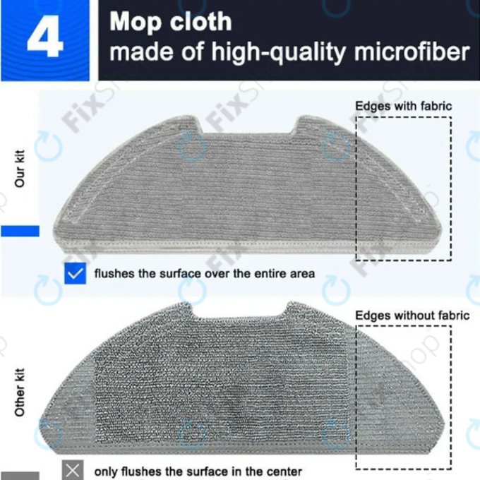 Komplettes Set für Xiaomi Mi Robot Vacuum Mop 2 Pro, 2 Lite